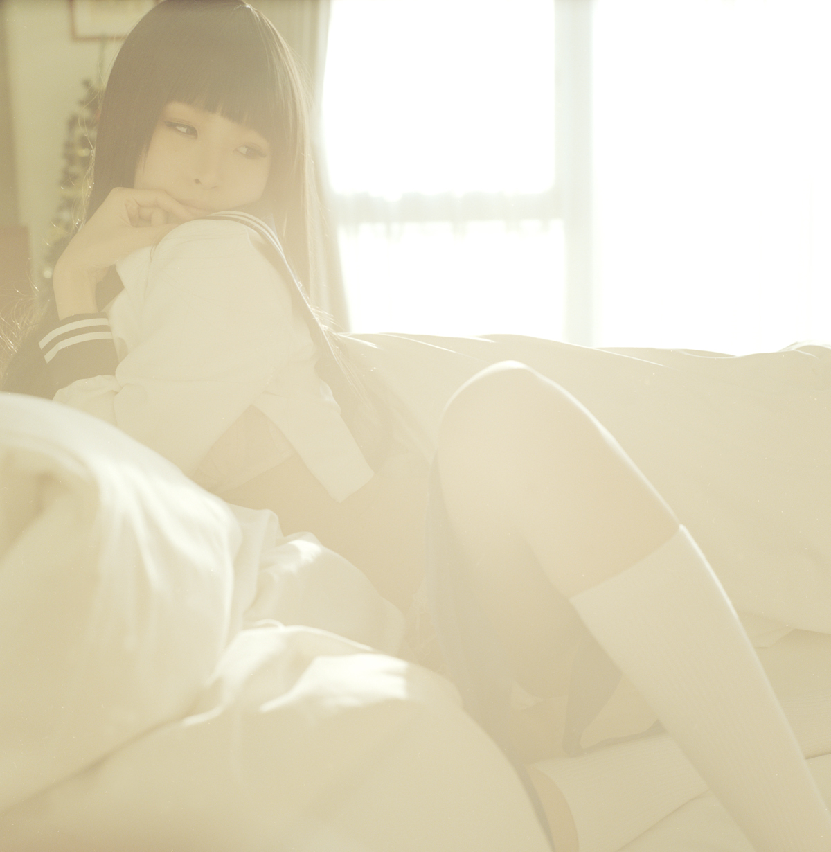 [Cosplay] Awesome body School Girl Cosplay Set